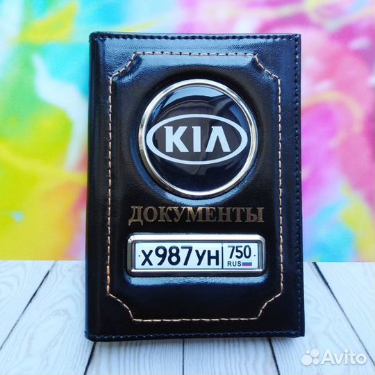 Обложка на документы из кожи