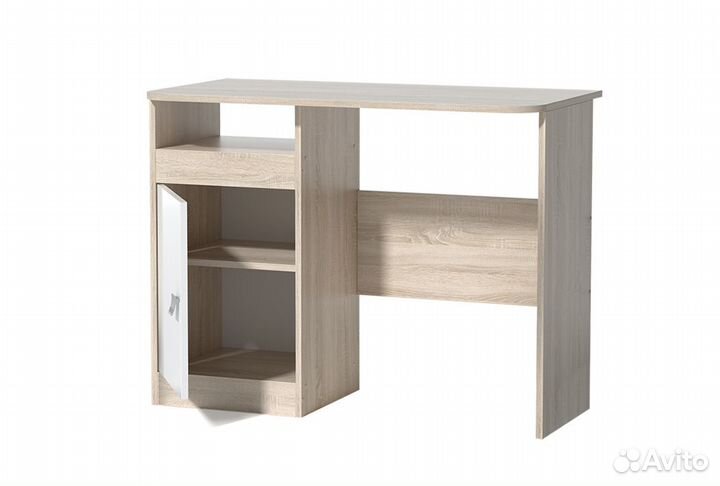 Стол письменный Галактика Белый глянец