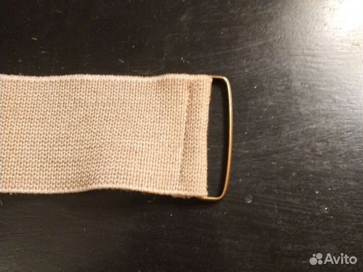 Ремень женский кожа+ткань. Италия. Размер 42-44