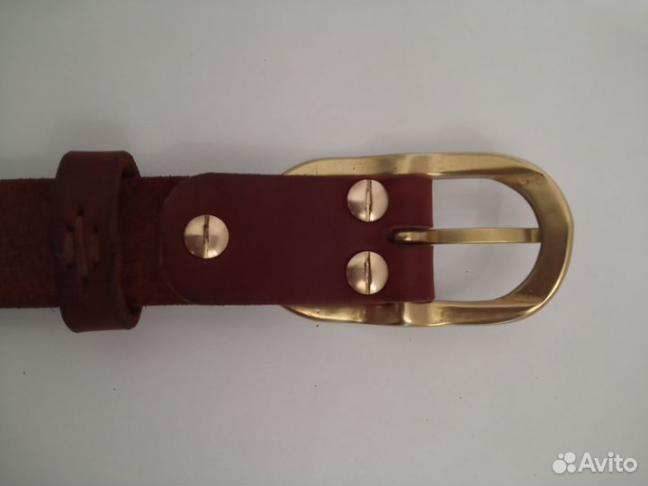 Ремень женский кожаный шириной 3 см
