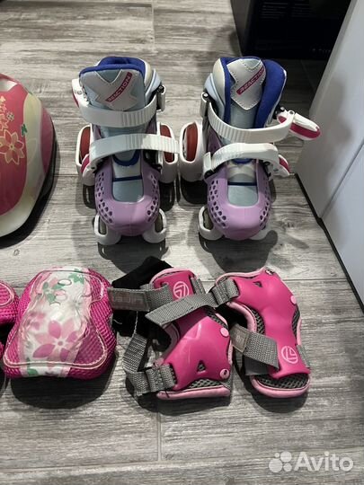 Роликовые коньки детские раздвижные
