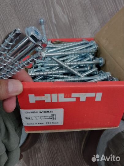 Анкер шуруп hilti HUS-H 6/100