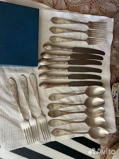 Вилки ложки мельхиоровые