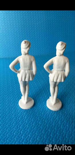 Статуэтки СССР Колкий пластик Фигуристки