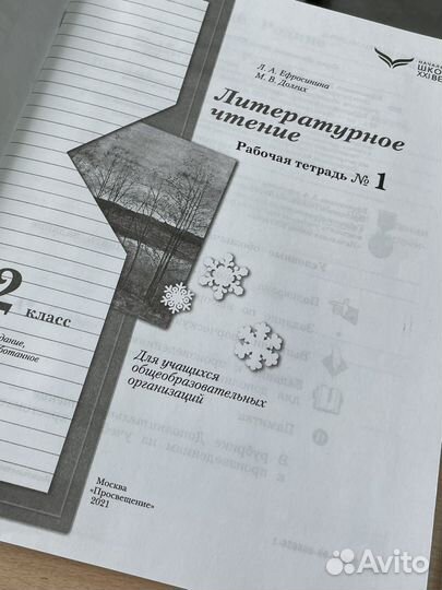 Рабочие тетради Ефросинина литературное чтение