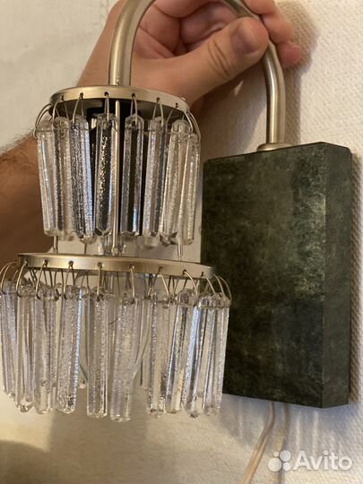 Настенный светильник бра хрусталь