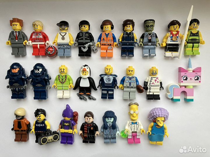 Lego CMF Series фигурки детали коллекционные