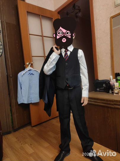Школьный костюм для мальчика тройка 122 р