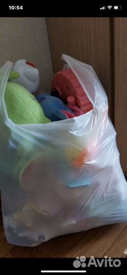 Мягкие игрушки мешок