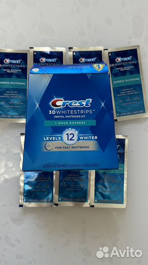 Отбеливающие полоски crest для зубов оригинал