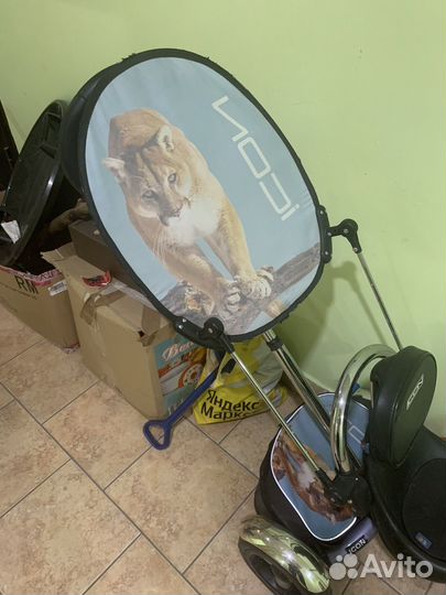 Велосипед с ручкой icon