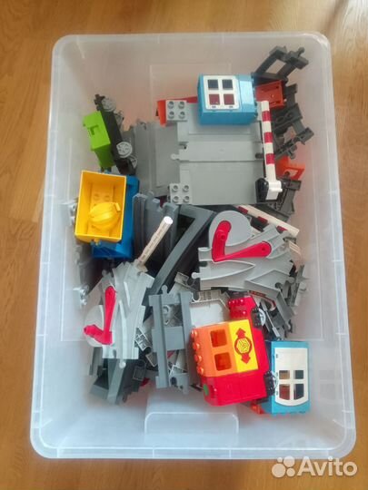 Железная дорога lego duplo 10508 10882