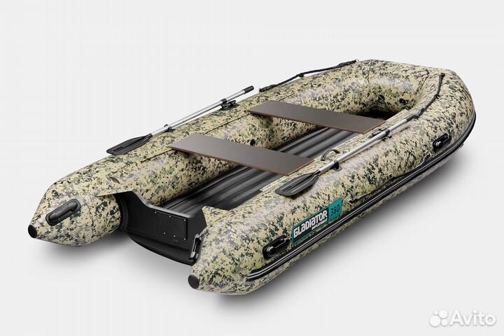 Мотор Gladiator 9.9 + Лодка нднд Gladiator E380S