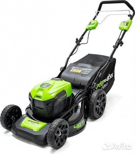 Газонокосилка акк. greenworks GD40LM46SP, 40В, бес
