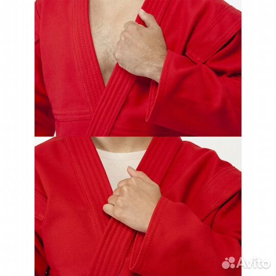 Куртка для самбо Bravegard красная (42)