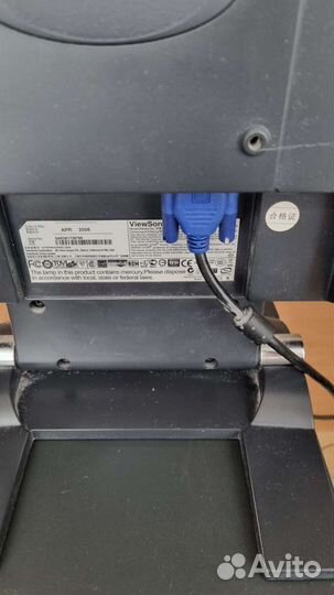 Монитор для компьютера Viewsonic не рабочий