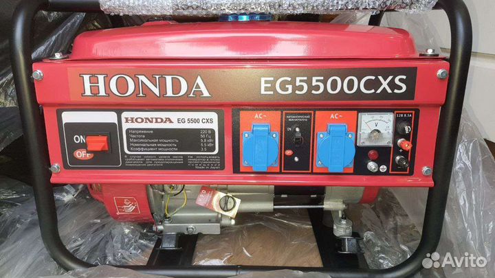 Бензиновый генератор Honda eg5500cxs