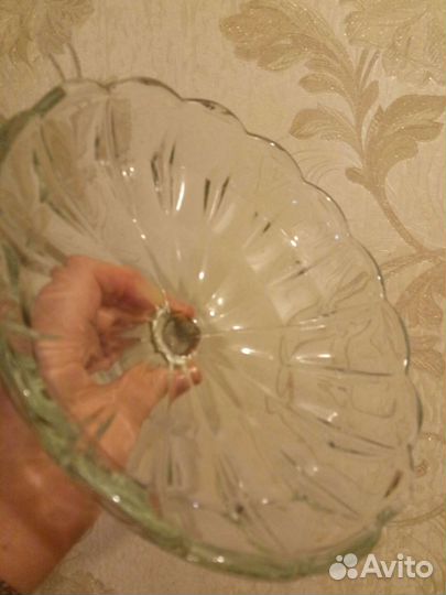 Ваза для фруктов на ножке СССР