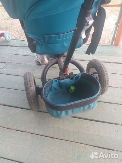 Велосипед коляска с ручкой