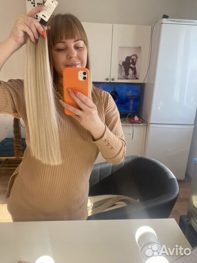 Волосы натуральные 50см