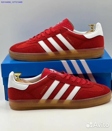 Кроссовки Adidas Gazelle Red (Арт.80448)