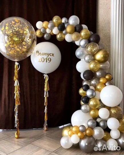 Оформление шарами мероприятий в школах и садах