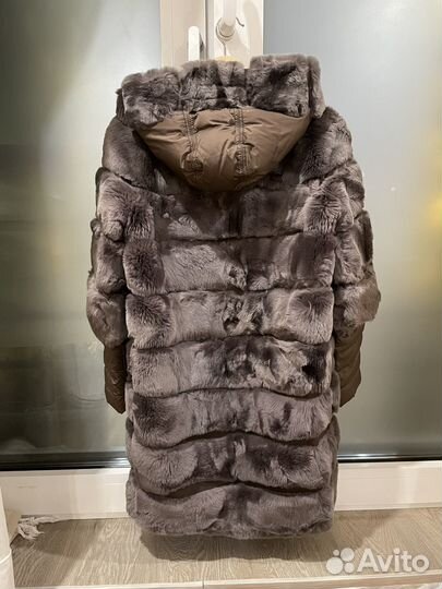 Шуба из меха кролика