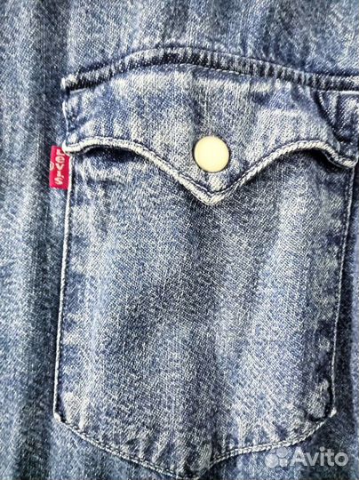 Джинсовая рубашка levis оригинал