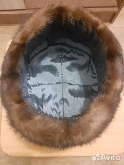 Норковая шапка мужская новая