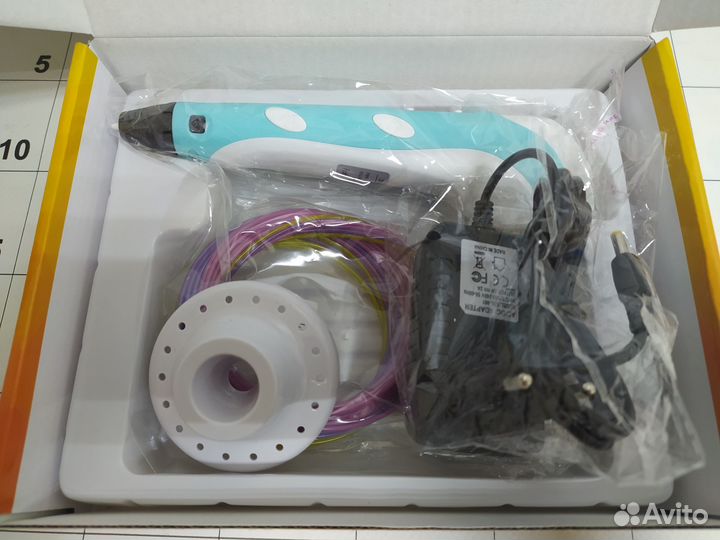 3D Ручка от сети, с набором пластика и подставкой