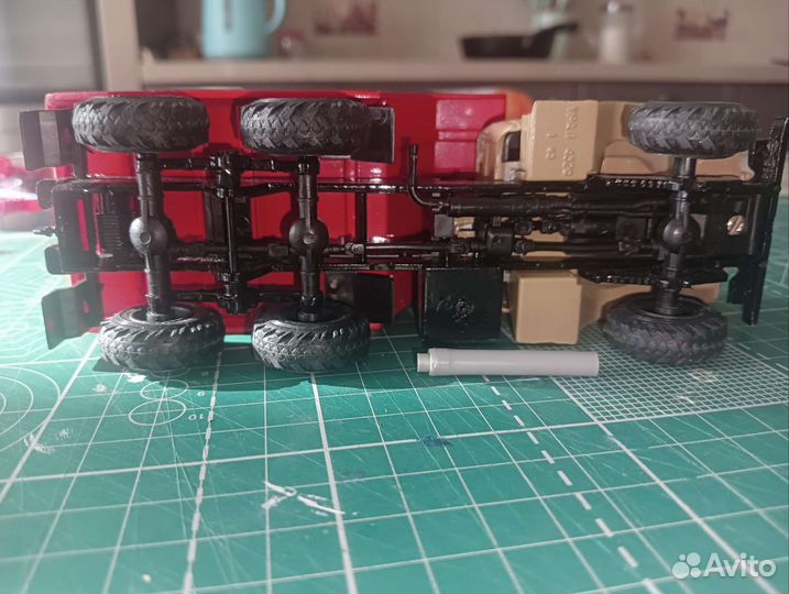 Модель автомобиля Урал 4320 самосвал