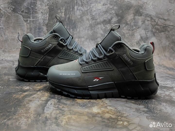 Мужские зимние кроссовки с мехом reebok