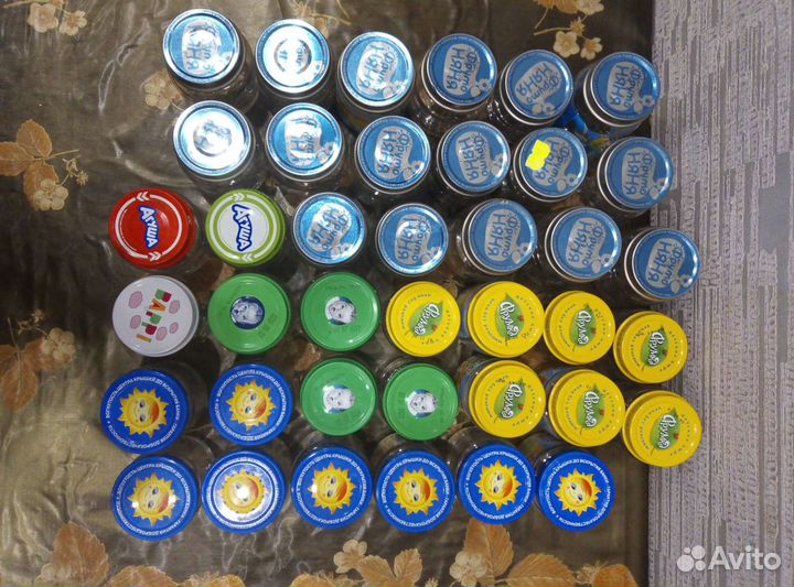 Баночки из под детского пюре пустые