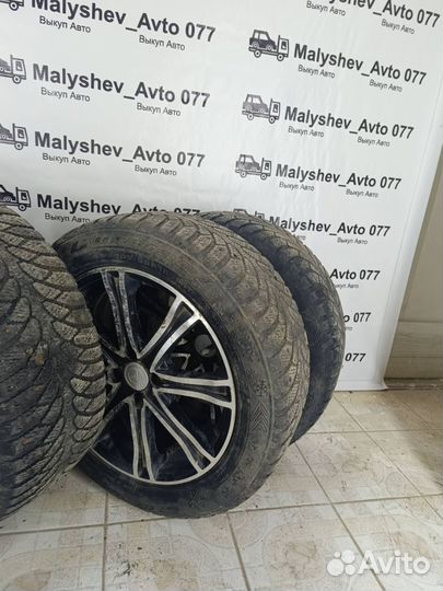 Литые диски r16 4:100 +резина