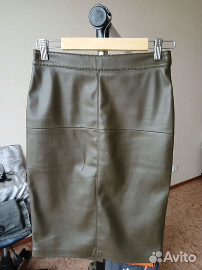 Юбка Mango экокожа