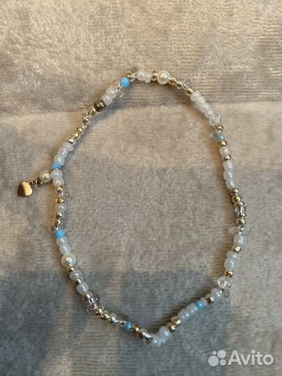 Браслет из японского бисера на руку и ногу