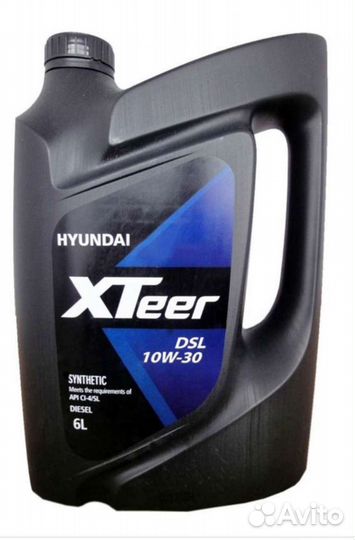 Моторное масло для дизеля оригинал 10W-30 6 литров