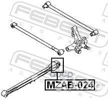 Сайленблок задней продольной тяги (mazda 626 GF