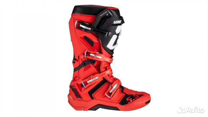 Мотоботы Leatt 5.5 FlexLock Boot (Red, 10, 2025