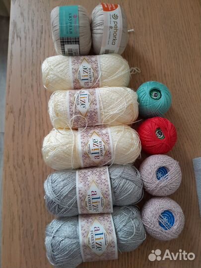 Пряжа разная