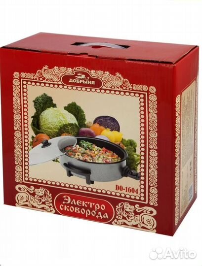 Электросковорода Добрыня do-1604