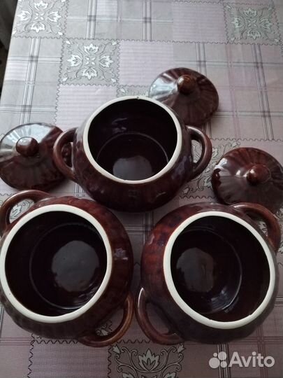 Горшочки глиняные для запекания