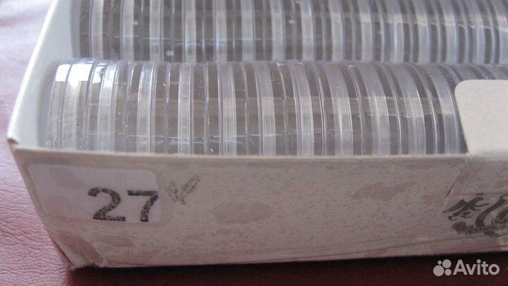 Капсулы для монет от 20,5 мм до 39 мм