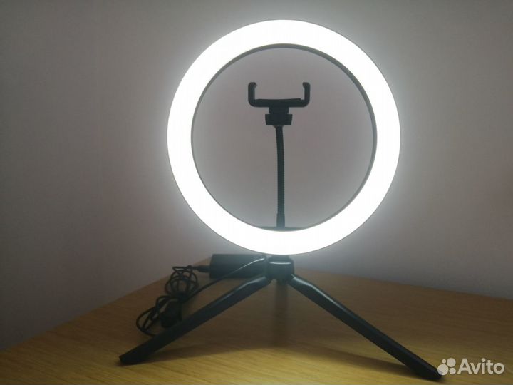 Лампа кольцевая Огонёк OG-SMH01 с держателем