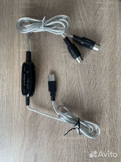Кабель USB - midi Bespeco bmusb100 2 m