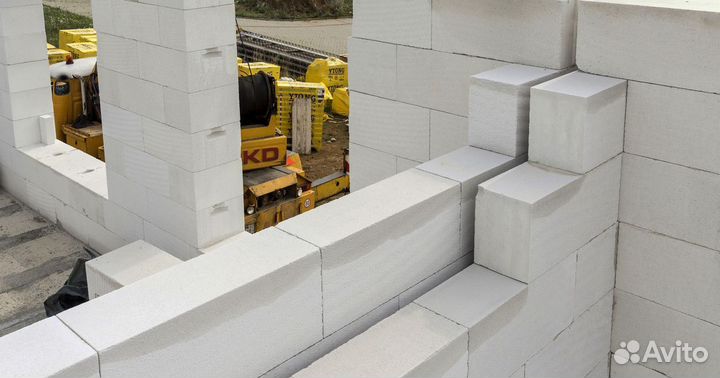 Газобетон 500, 400х250х625мм, 18шт