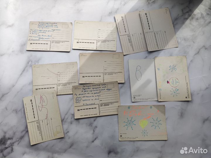 Советские открытки пейзажи природа 11 шт