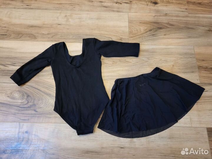 Купальник для танцев черный