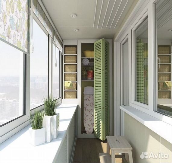 Обшивка / Утепление / Остекление Балконов и Лоджий