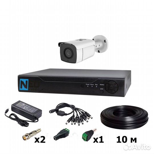 Готовый комплект камер видеонаблюдения